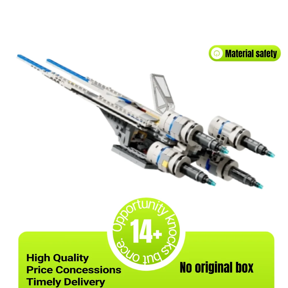 لعبة ساخنة MOC 75399 Jyn's Ship Rogue One Premium سفينة الفضاء اللبنات الطوب خطة النجوم 594 قطعة هدايا عيد الميلاد للأطفال