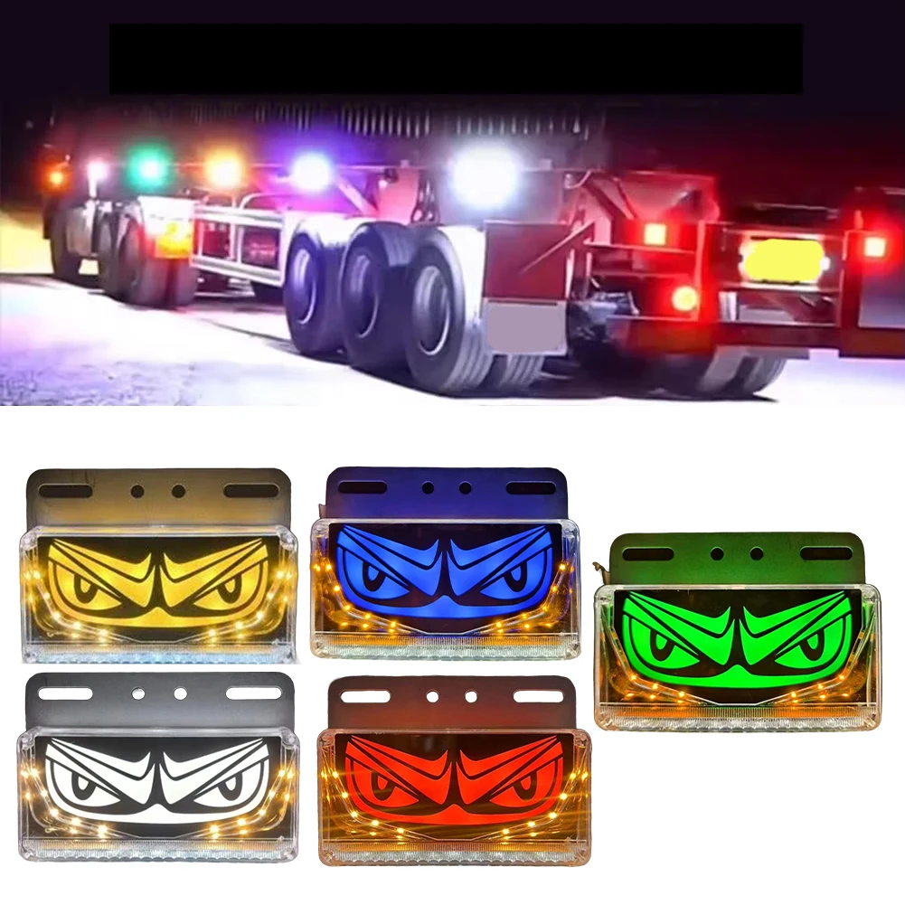 

13*9.7cm 24V Truck Lights 24v Led Side Marker Lights Side Marker Lights Waterproof Truck Lights Multiple Light Colors