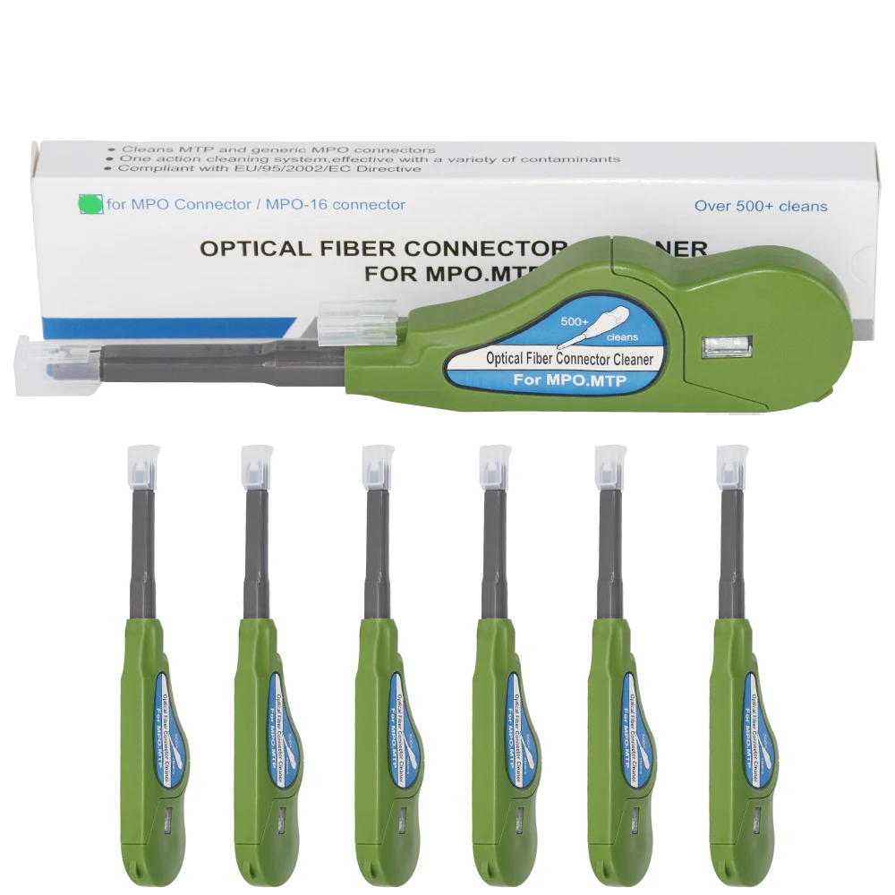 

6PCS MPO/MTP Fiber Optic Cleaner Cleaning Wipes Visualisation Optical Fiber End Face Cleaning Pen Without Wiping And Alcohol