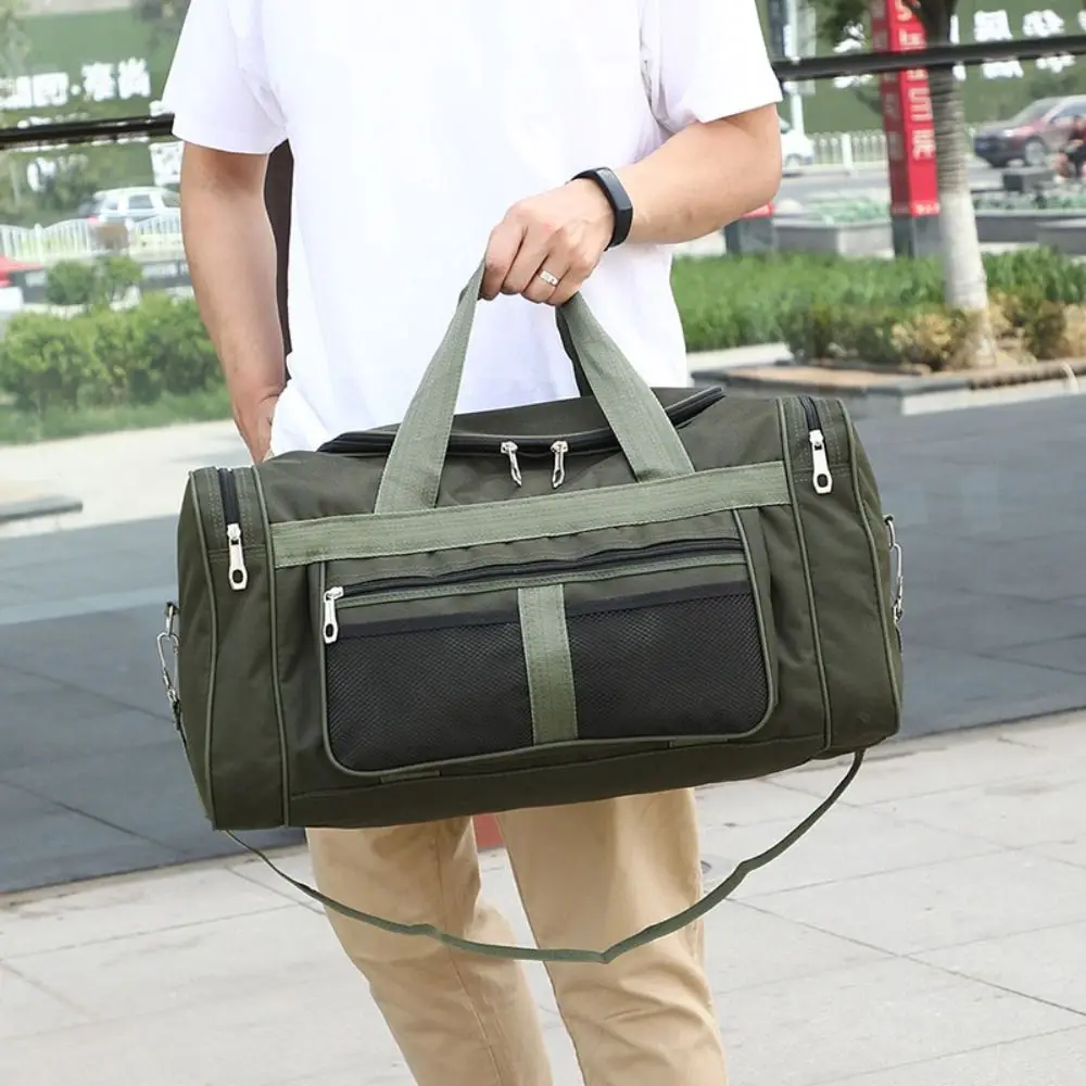 Trendy Large Capacity Travel Duffle Bag Handheld Business Trip Travel Luggage Bag Waterproof Sports Messenger Bag Outdoor