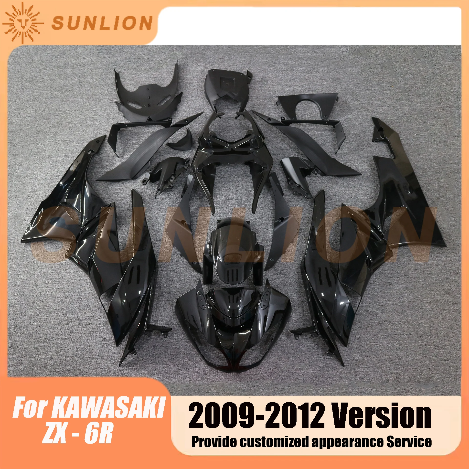 Body Full Fairing Kit For KAWASAKI NINJA ZX-6R 09-12 ZX6R ZX 6R 6 R 09 10 11 12 2009 2010 2011 2012 Fairing