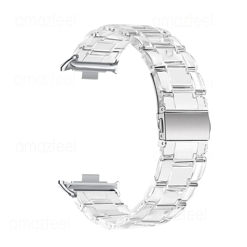 Clear Resin Bracelet For Redmi Watch 5 Watchband Correas reloj For redmi watch 4 Strap For Xiaomi Mi Band 9Pro Replace Wristband