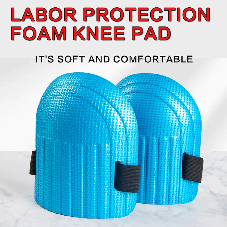 

1 пара нескользящих рабочих наколенников для мужчин и женщин с толстой мягкой поролоновой прокладкой, прочными ремешками и легко закрепляемыми зажимами