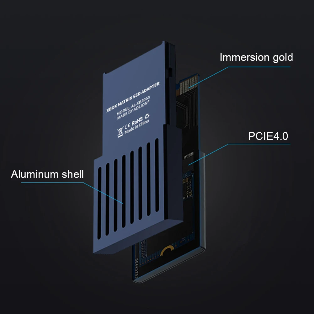 Karta rozszerzeń M2 do konsoli Xbox X/S zewnętrzna konsola do konwersji dysków twardych M.2 NVME 2230 SSD Box obsługuje PCIe 4.0