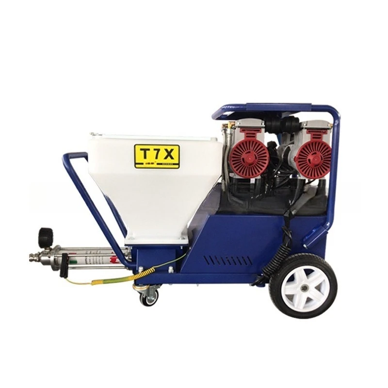 T7/T9/T10 Texture Paint Sprayer Small High-Power High-Pressure Sprayer for Wall Fireproof Coatings and Exterior Walls