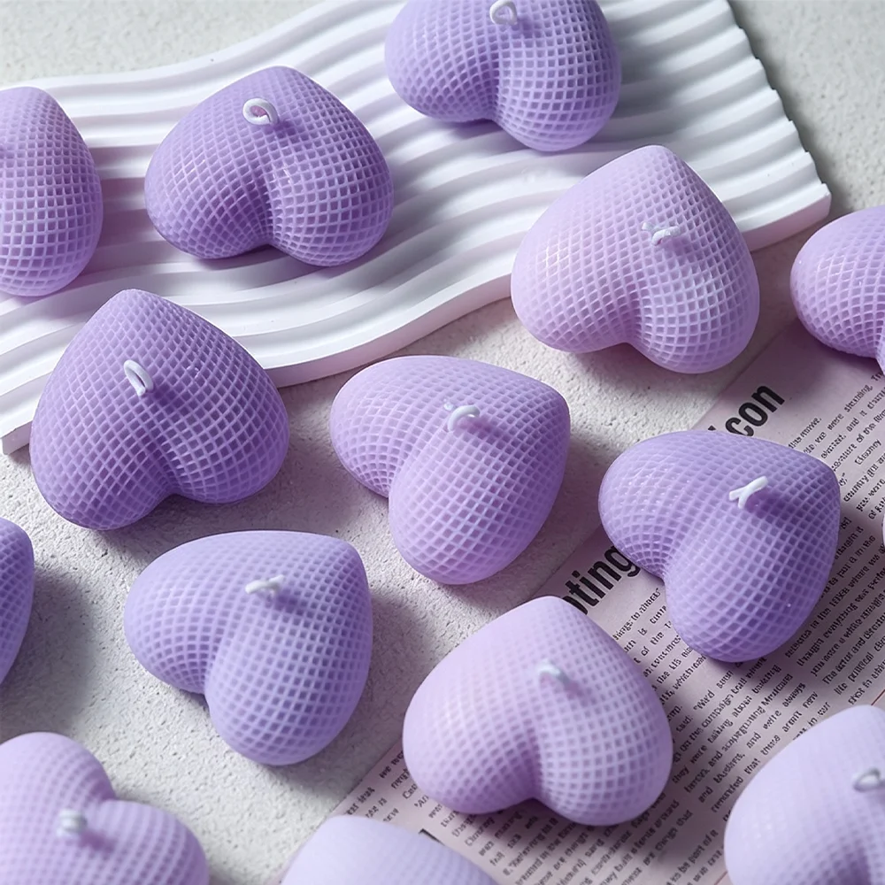 Soy Wax - Candela profumata a forma di cuore
