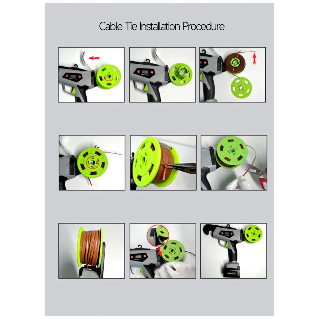 16.8V Elektrisch Binden Binding Tuingereedschap Kousenband Garter Planten Tak Machine Druivenstok Volautomatische Knoop