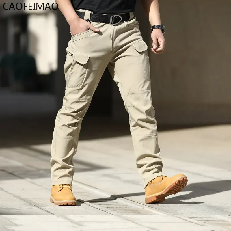 

Fashion Cargo Pants Men Loose Baggy Trousers Outdoor Casual Cotton Cargo Pants Men Multi Pockets Big Size 2025