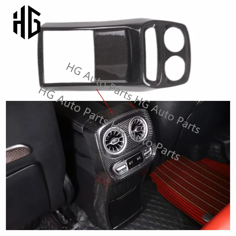 High Carbon Fiber Interior Tuyere Cover Decor Triams For Mercedes Benz G900 Rocket W464 G63 Car Air Intake Cover Interior Parts