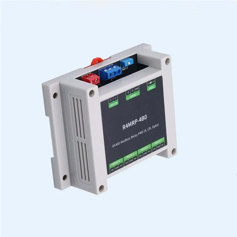SCLS RS485 Modbus Relay PRO 4CH Relay Module RS485 Interface Relay Modbus RTU Protocol Control Optocoupler Isolation