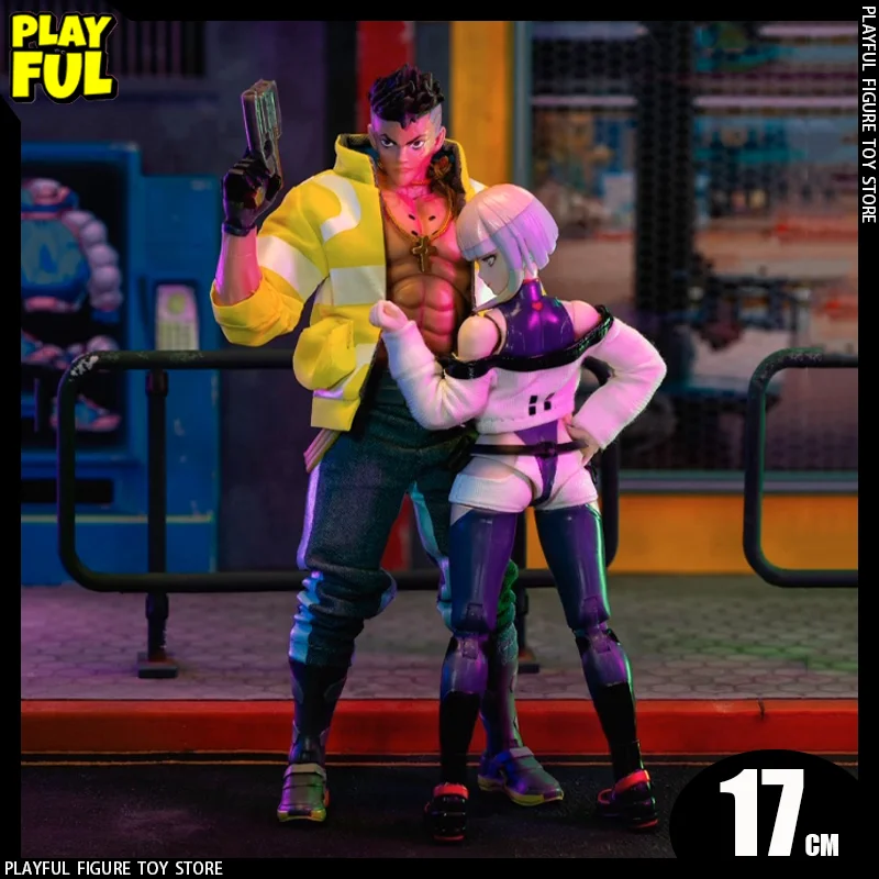 

New Original Jada Cyberpunk:Edgerunners Anime Figure David Martinez Lucyna Kushinada Action Figure Doll Toys Kids Christmas Gift