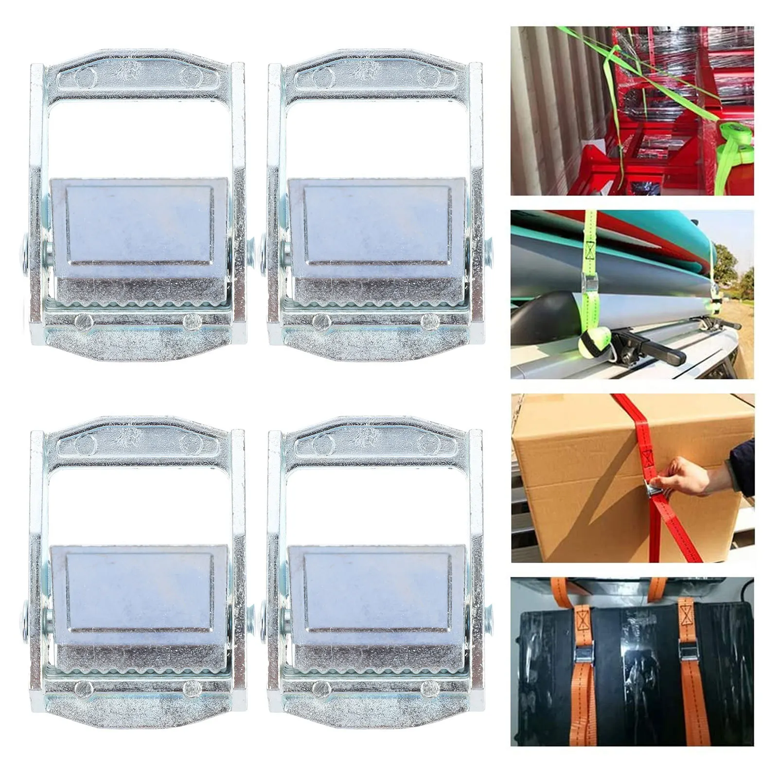 

1pc Zinc Alloy Press Buckle Heavy Duty Webbing Strap Lock For Car Tie Down Bundling Boards Boxes Webbing Accessories Cam