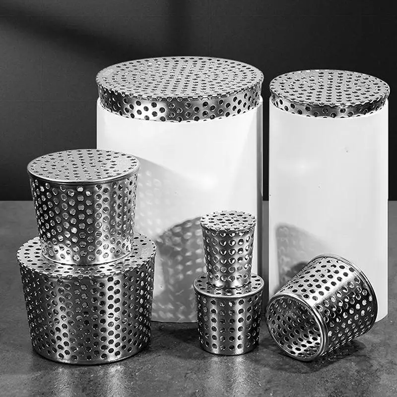 304 Stainless Steel Drain Cover Anti Clogging Hair Catcher Filter for Kitchen Bathroom Durable Mesh Prevents Blockage