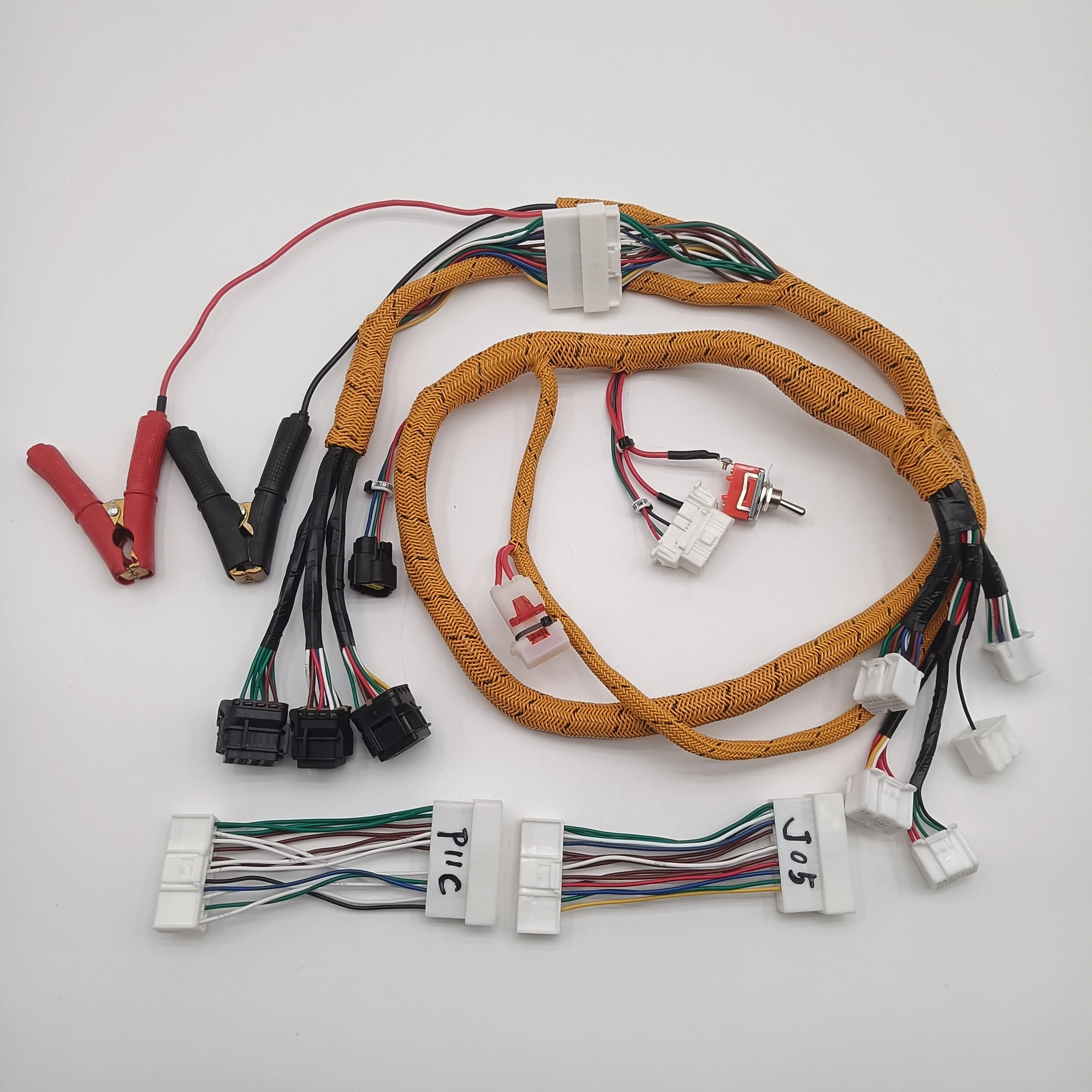 Diagnosis Wiring Harness for Kobelco J05 J08 P11C Engine Start Testing Cable, Excavator Computer Board Engine Start Cable