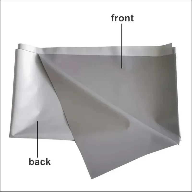 XMJM Metal Anti Light and Anti Dazzling Screen Simplified Version 60-120 inch Velcro HD 4K Projection Screen