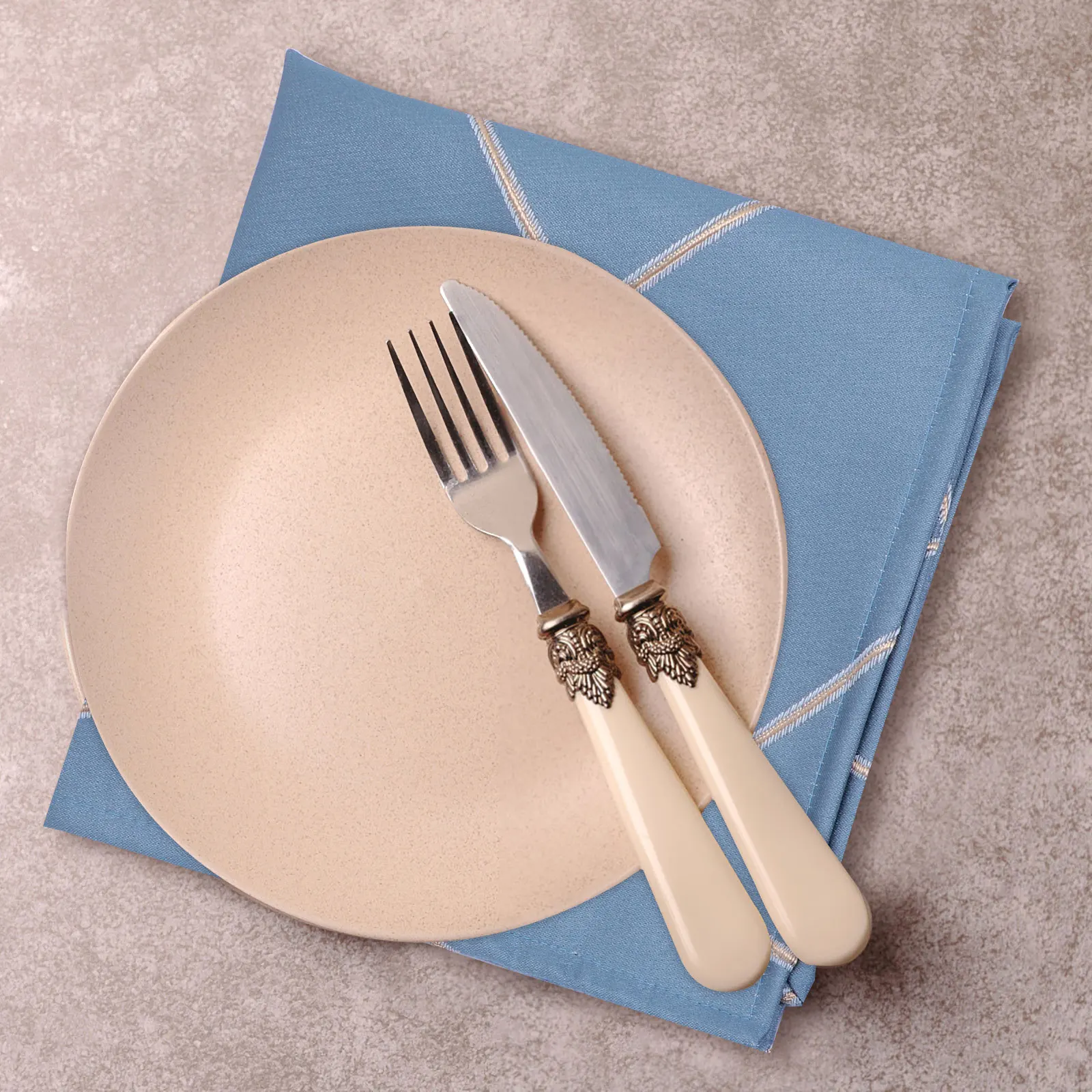 

Olive Green Napkins Printed Cloth Thickened Stitching High quality Polyester Not Pilling Fade Suitable Restaurant