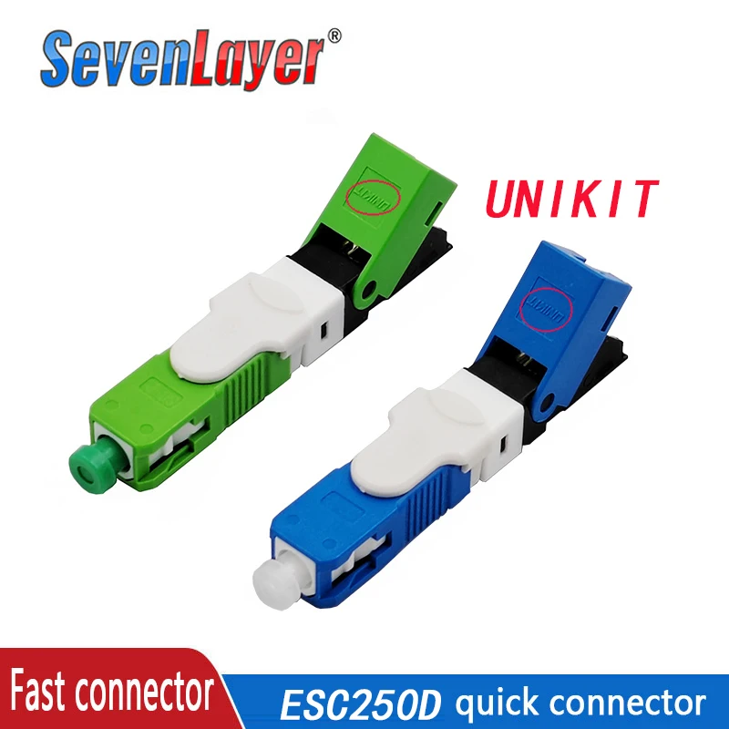 UNIKIT ESC250D Fast Connector Embedded FTTH SC UPC Optical fibe Quick connector SC FTTH Fiber Optic 100% Original New