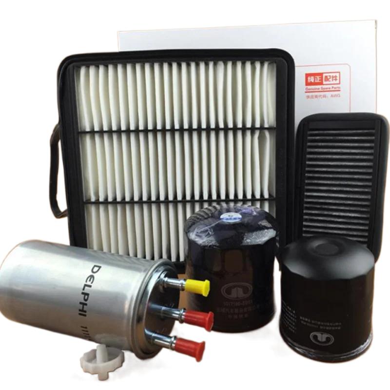 FILTER KIT GWM V200 FOR GREAT WALL WINGLE 5 6 EURO STEED 5 6 HAVAL H3 H5 H6 DIESEL ENGINE GW4D20 2.0 BEFORE 2013 YEARS 1KIT/5PCS