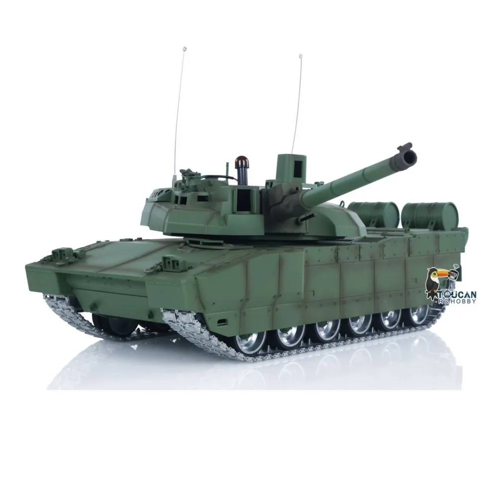 TD 1/16 H2408 RC Militär Tank Leclerc Kampfpanzer Metall Antriebsrad Straßenrad Getriebe Raucheinheit Radio Control Panzer Spielzeug