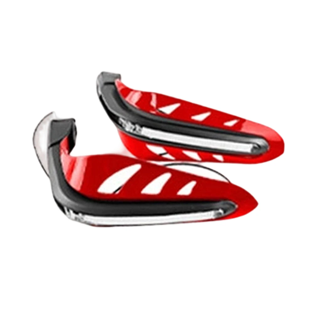 LED Guards with Turn Signal Feature ABS for Motorcycles For Street for bikes Dirt for bikes Black Red Gold Blue Purple