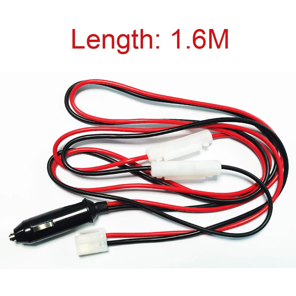 CB Power Cord Adapter Charger for ICOM Mobile Radio Cigarette Lighter 67 Inch Heavy Duty Extension Cables 15A Fuse