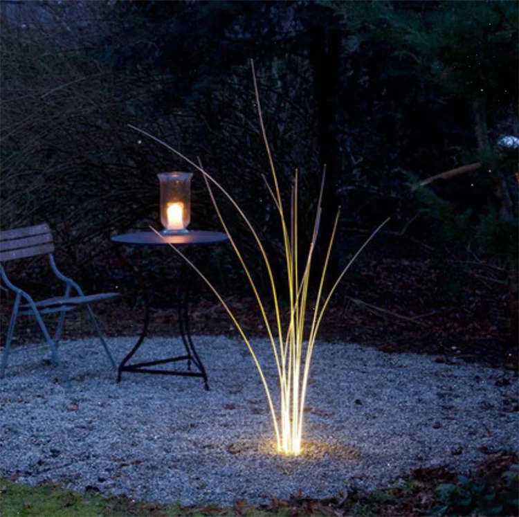 Factory wholesale IP54 outdoor waterproof optical fiber lamp LED courtyard garden landscape decoration lawn lamp