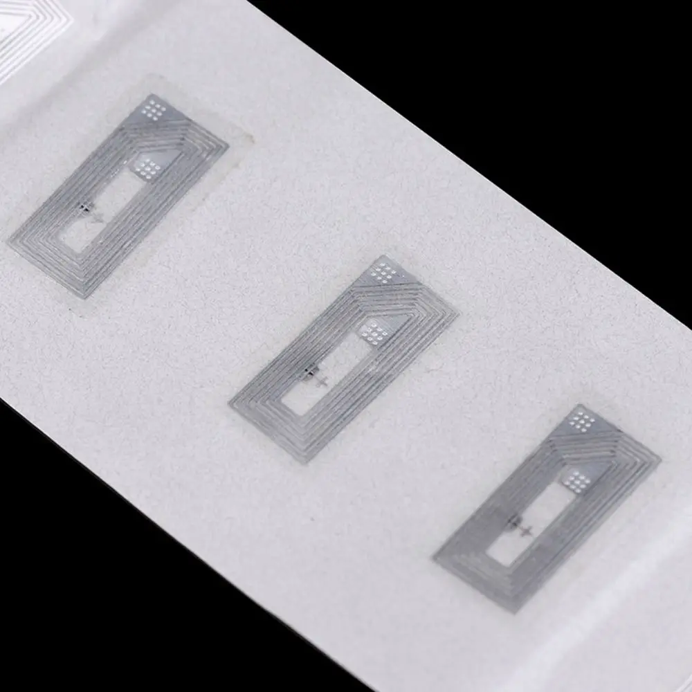 50Pcs 11x21mm NFC Chip NTAG213 Sticker 1K S50 Wet Inlay UID Changeable RFID Sticker 13.56MHz 1K S50 Proximity Card