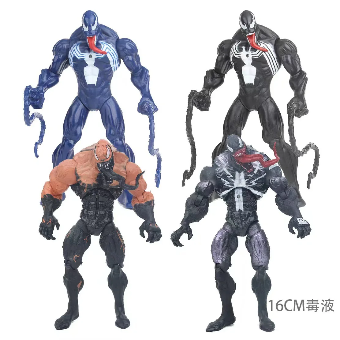 Hot Toys 16cm Marvel Avengers Venom PVC Action Figures Posture Model Toy Collectible Figurine Disney Gifts Items Children Party