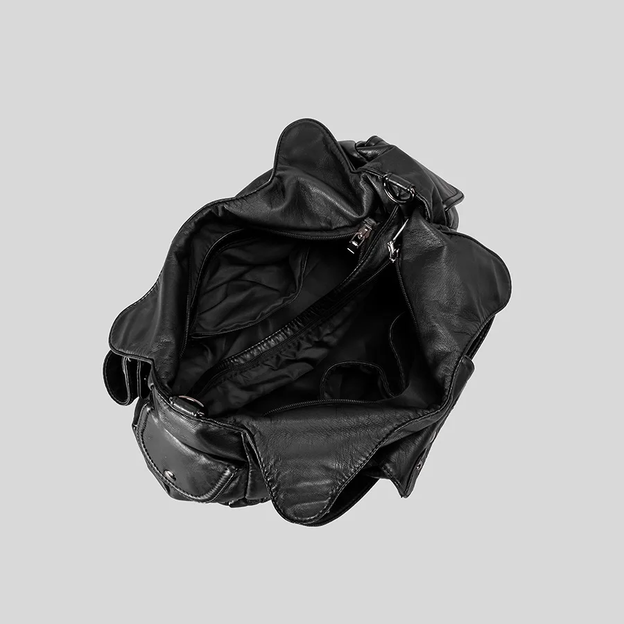 Винтажные женские сумки на плечо большой вместимости, роскошная мягкая сумка через плечо из искусственной кожи с несколькими карманами, пригородная сумка Y2K 2025