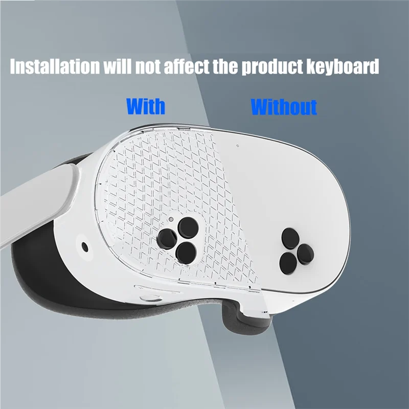 For Meta Quest3s VR Headset Silicone Protective Cover Scratch And Drop Resistant Full Cover Case VR Accessories