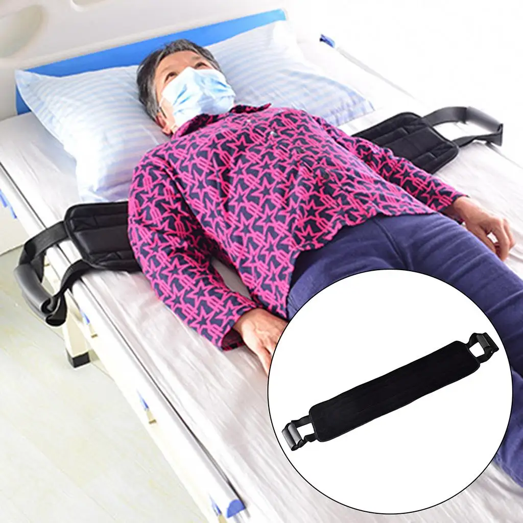 

Extended Padded Beds Transfer Nursing Sling Dual Handles Assistant Stand Safe Gait Belts for Home Wheelchairs Patients Bedridden