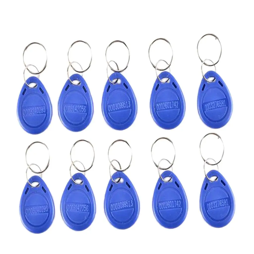 100Pcs 125Khz IC Token Tag s Door Control Entry Access EM Key Chain Card