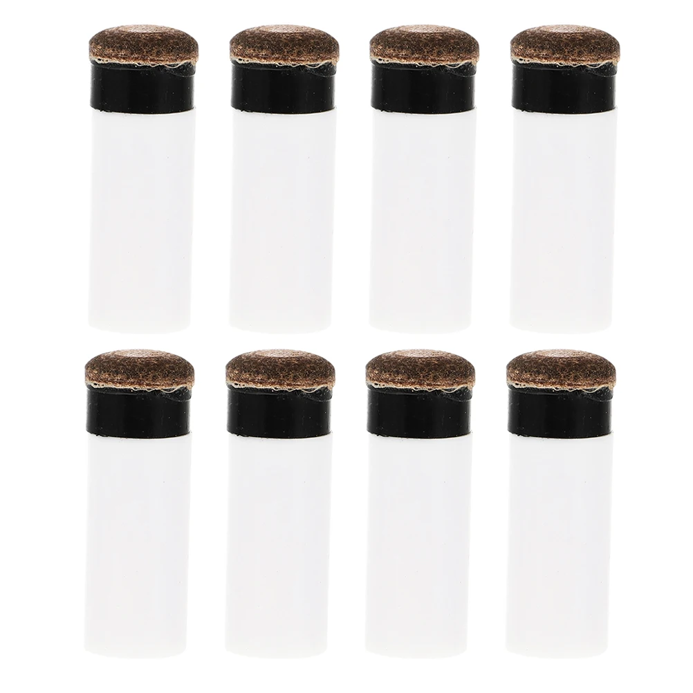 

8 Pcs Pool Cue Tips Replacement Kit Billiards Accessories Stick Club Head Tool Tip Skin Lightweight Extended Design