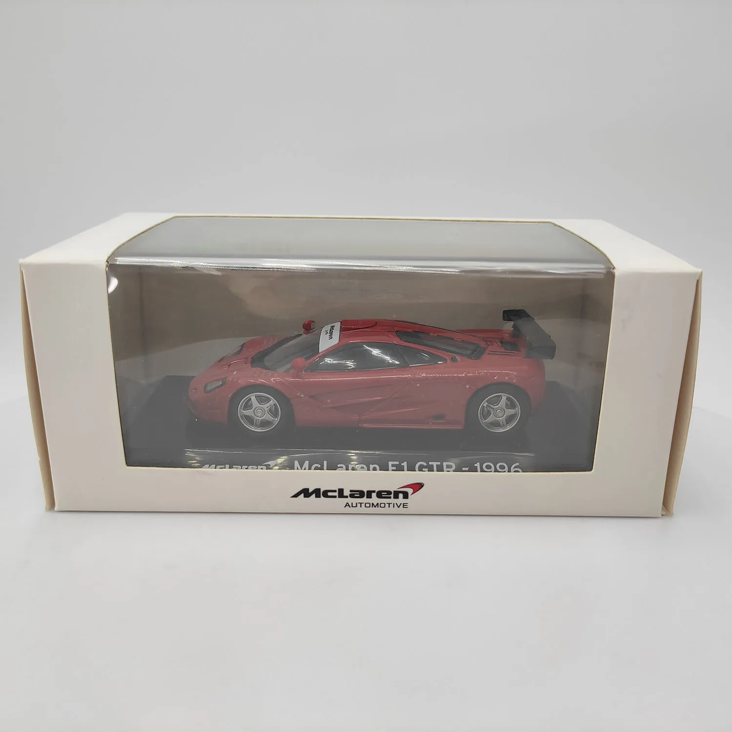 Diecast Original 1:43 McLaren F1GTR-1996 Alloy Car Model Kolekcjonerska zabawka Prezent Pamiątka Wyświetlacz Ozdoba