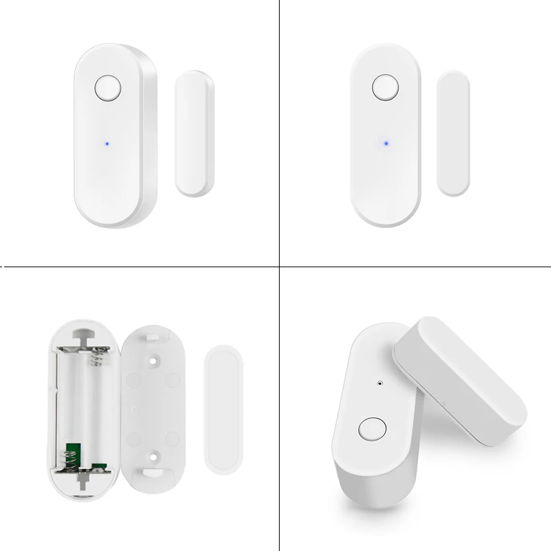 Tuya Smart WiFi Door Sensor Open Close Detector Smart Life App Control Notification Compatible with Alexa Google Home