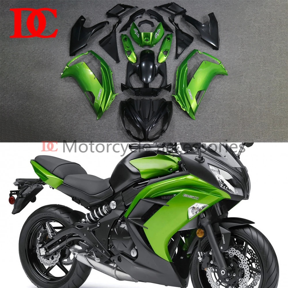 

Motorcycle Fairing Set Body Kit Plastic Accessory Injection Full Bodywork Cowl Cover For ER6F NINJA650 2012 2013 2014 2015 2016