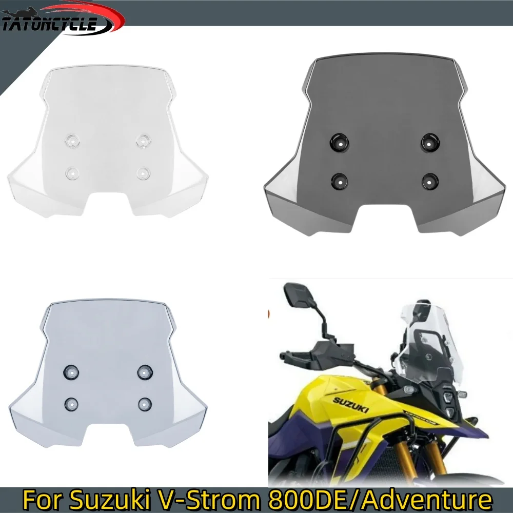 

For Suzuki V-STROM 800DE/DE Windscreen Windshield Deflector Screen Visor Glass ADV/Touring 2023-2024 Motorcycle Accessories