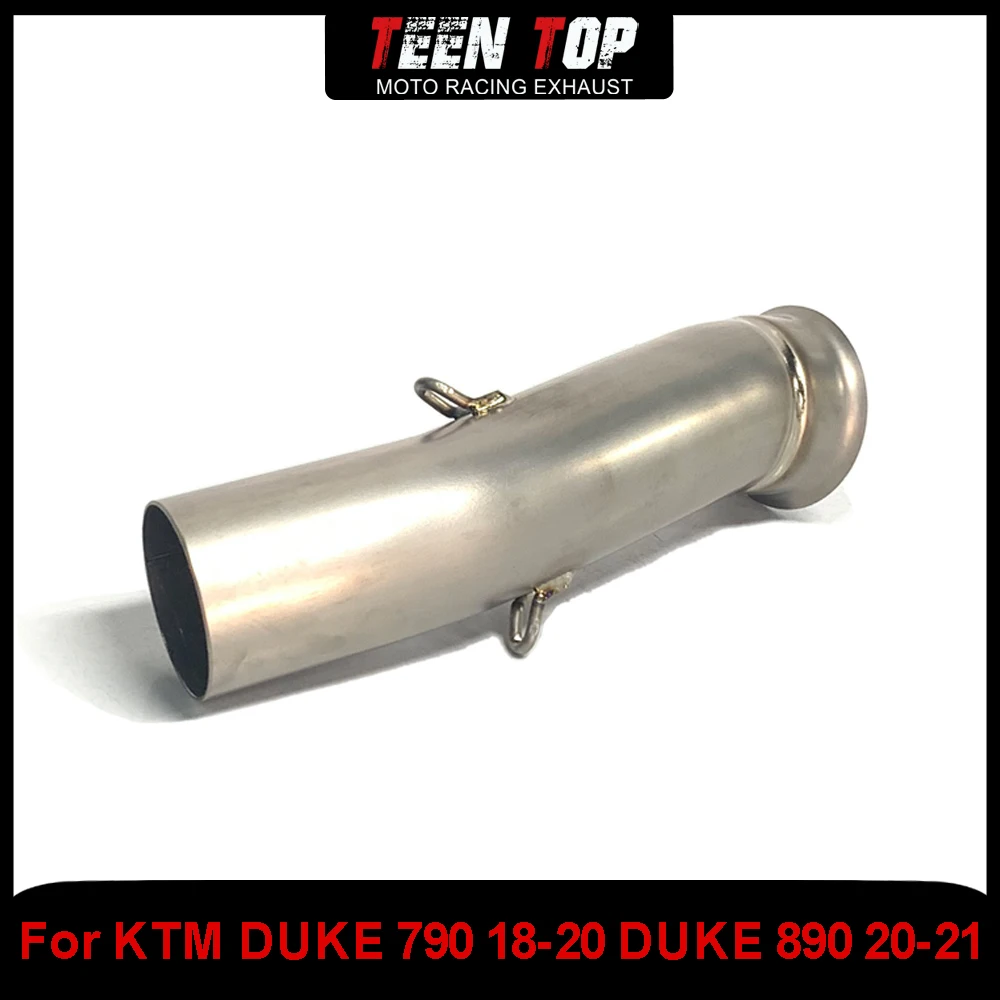 

Соединительная выхлопная труба из титанового сплава для KTM DUKE 790/890, труба среднего звена, 51 мм, выхлопная труба мотоцикла Duke 790 2018-2020