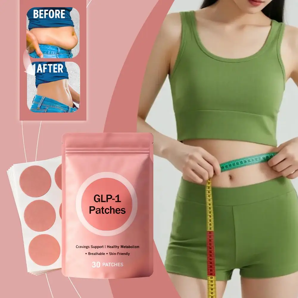 30pcs GLP-1 Plant-Based Transformation Patches Hunger Modulation & Metabolic Adaptability Optimization For All Genders