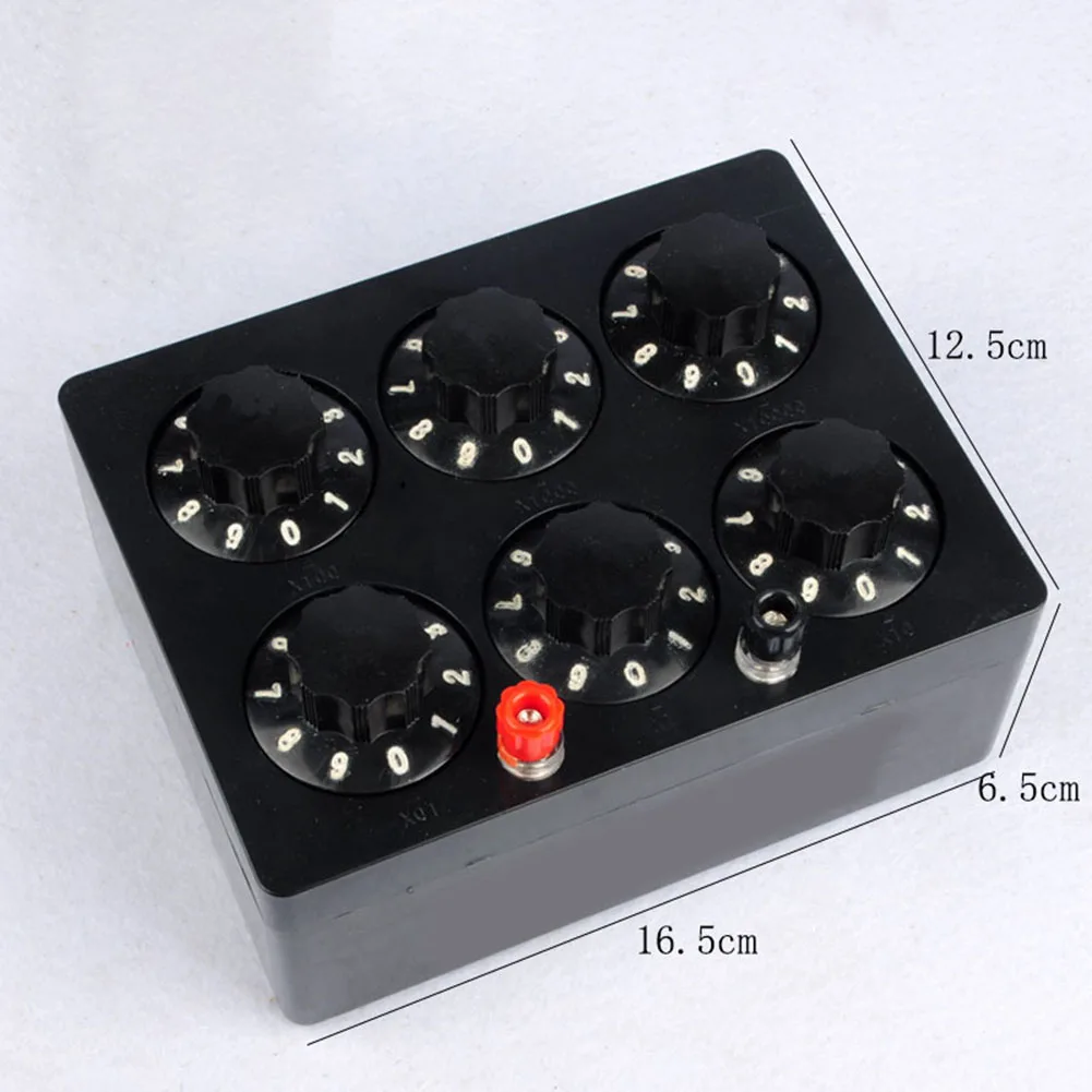 Adjustable Resistance Box J23022 0 to 99999.9 Ohm for Student Physics Labs Measuring Unknown Resistances and Verifying Ohm's Law