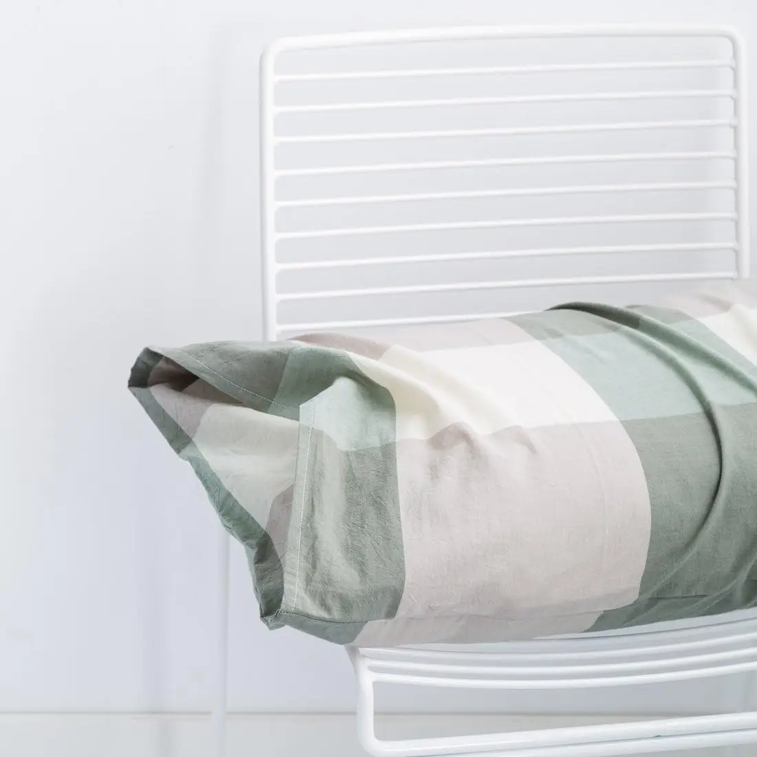 Set copripiumino 3 pezzi in cotone lavato naturale (Queen/Completo) 1 copripiumino 2 federe Qualità alberghiera Morbido e traspirante Ipoaller