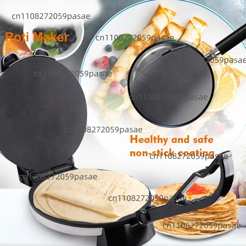 

Home Use Pancake Maker Machine for Chinese Crepes Spring Roll Pizza Roti Tortilla Flatbread Cooking Pan