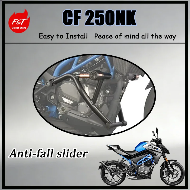 FOR Matte Finish Wear-Resistant Safety Bar for CF250NK with Anti-Abrasion Coating - Extended Service Life Daily Use Accessory