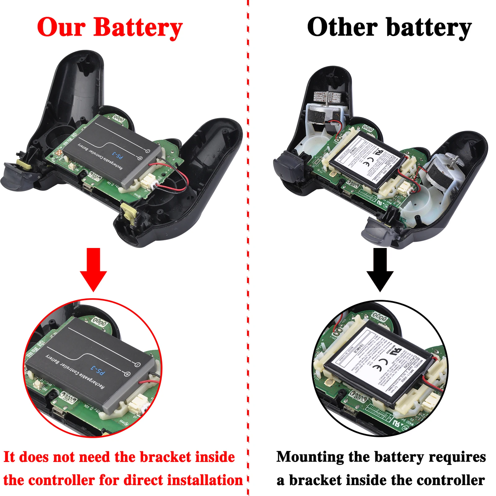 Batmax PS3 Controller Batterij LIP1359 LIP1859 LIP1427 Batterij Pack Voor Sony Playstation 3 PS3 Dualshock 3 Bluetooth Controller