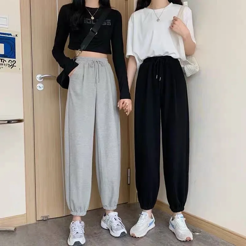 2024 Joggers Sports Hip Hop Running Pants Casual Women Lady Girls Sweatpants Comfortable Oversized Female Streetwear Trousers