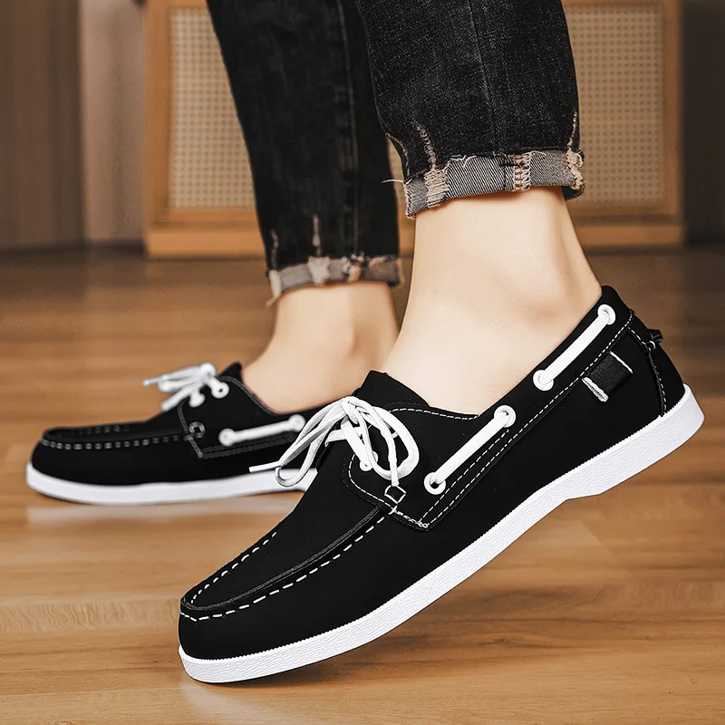 MAEDEF Men's Shoes Loafers Casual Shoes Comfortable Lightweight Breathable Flats Walking Shoes Anti Slip Male Leisure Loafers