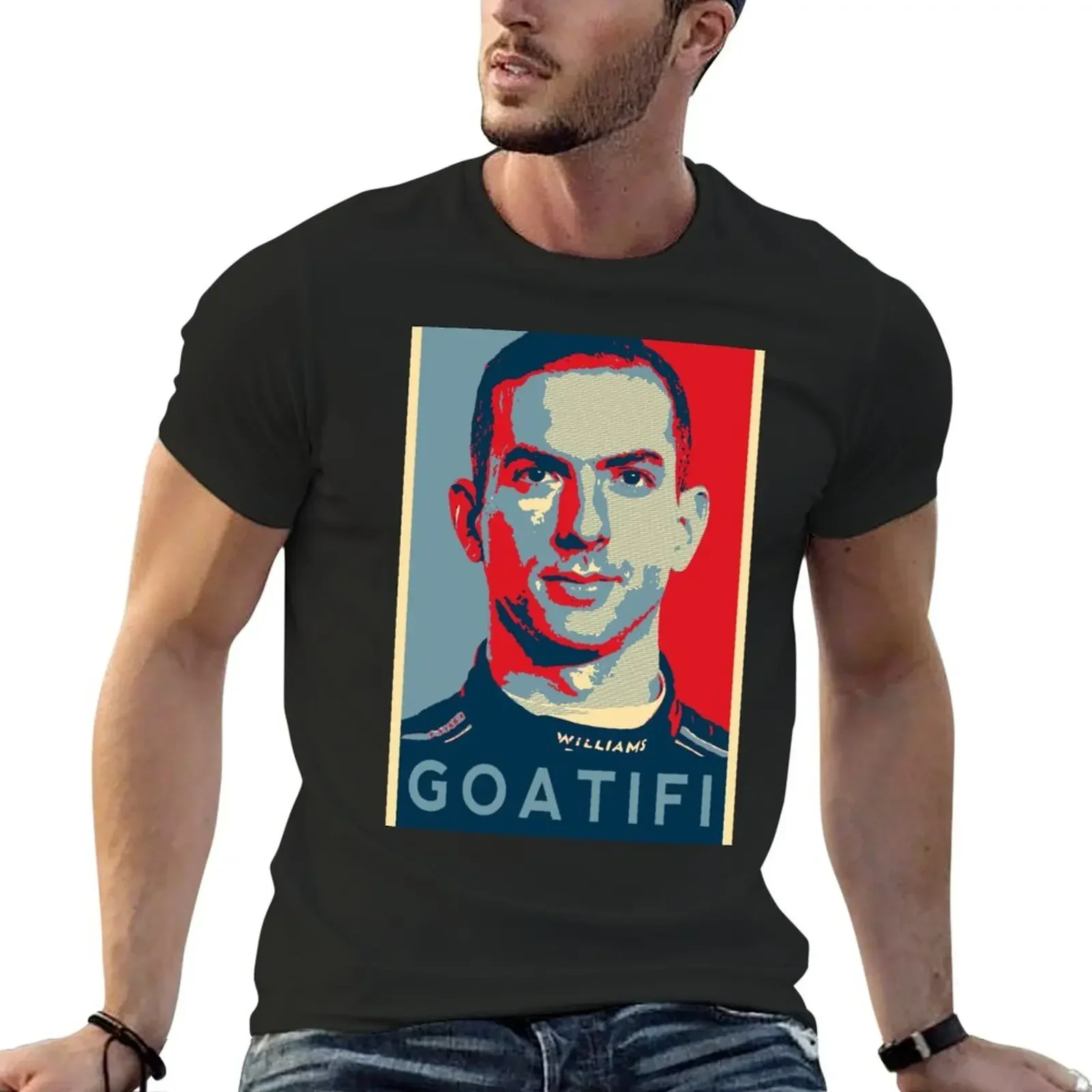 

Nicholas Latifi, Goatifi F1 T-Shirt heavyweights quick-drying plain white t shirts men