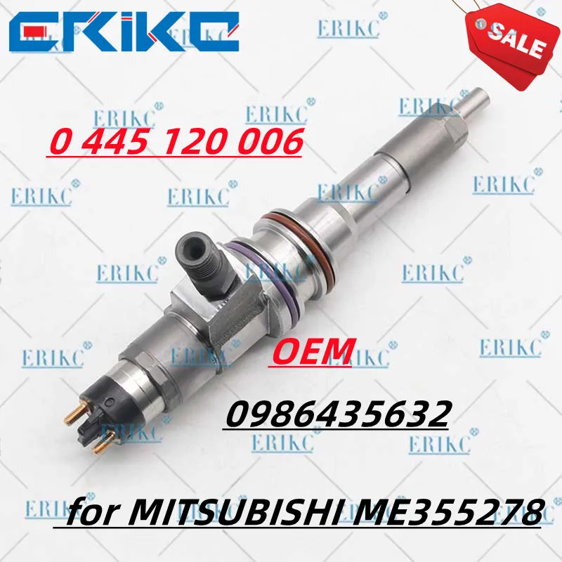 ERIKC NEW 0 445 120 006 Common Rail Injection System CRIN1-14/16 0986435632 0 445 120 006 for MITSUBISHI ME355278