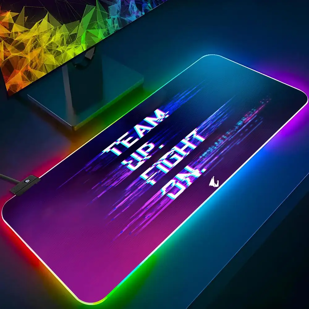 Gigabyte AORUS Mouse Pad Keyboard LED RGB Pc Gamer Glowing Rubber mause pad Cute Cartoon Gaming Computer Boys Girls Friends Ho #6
