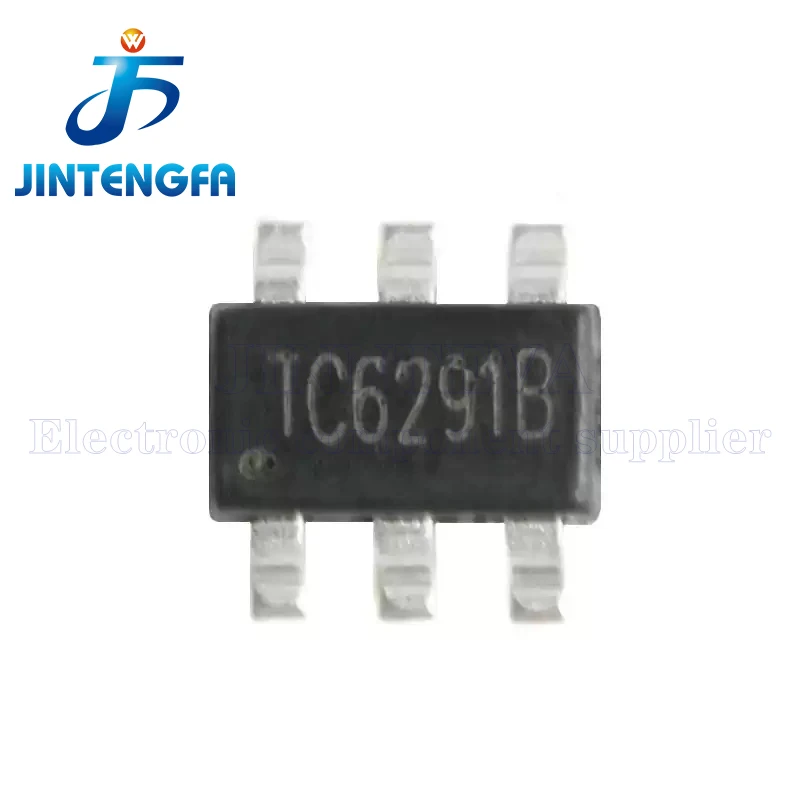 10Pcs TC6291B TC6291 SOT-23-6 Current Type DC-DC Booster IC Chip Power Management Current Boost DC Converter IC Components